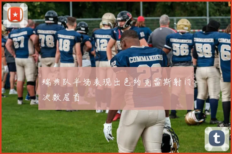 瑞典队半场表现出色约克雷斯射门次数居首